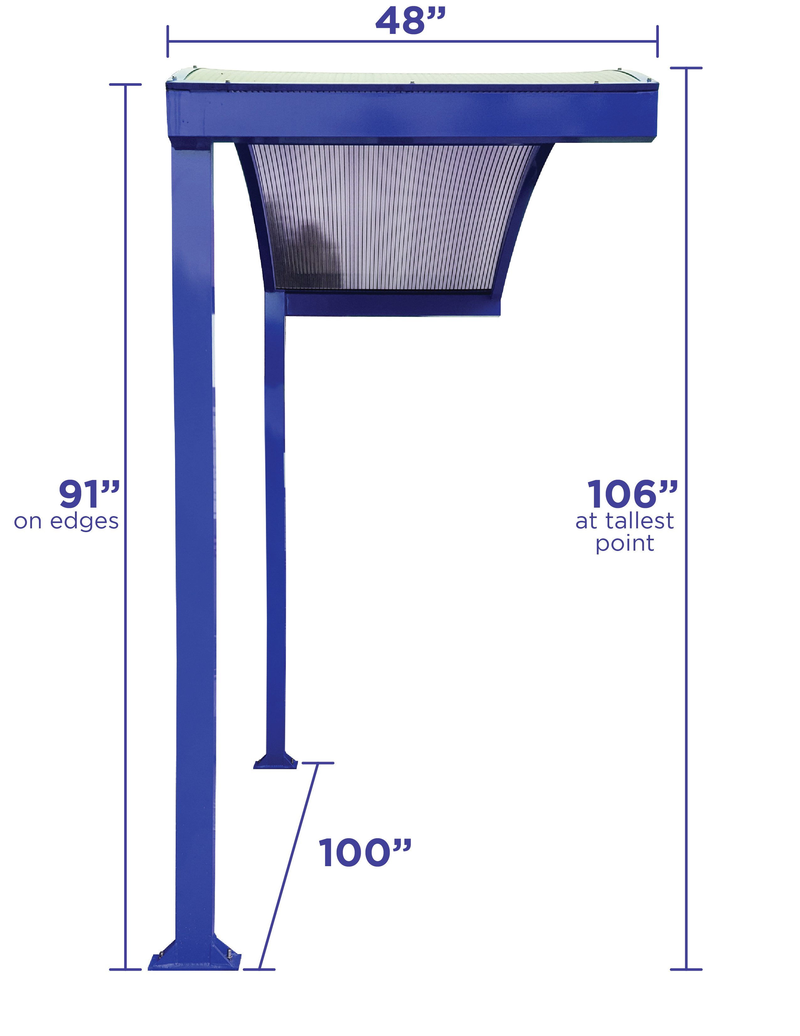 APW Awning Red Profile Measurements Pet Wash Under Awning with Measurements